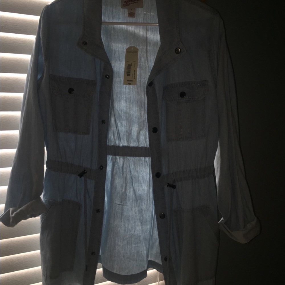 arizona twill lightweight anorak jacket